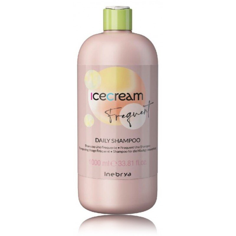 Atjaunojošs šampūns visiem matu tipiem Inebrya Ice Cream Frequent Daily Shampoo Arancia Speziata, 1000ml cena un informācija | Šampūni | 220.lv