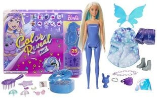 Lelle Barbie Color Reveal Fantasy Fairy Doll GXV94, 29 cm cena un informācija | Rotaļlietas meitenēm | 220.lv