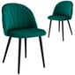 Krēsls Viking Royal, 78 x 44 x 46, zaļš cena un informācija | Virtuves un ēdamistabas krēsli | 220.lv