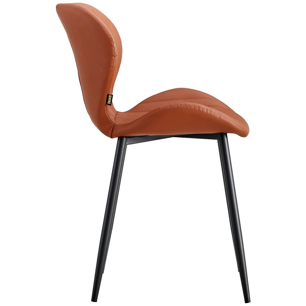 Krēsls Viking Diana, 80 x 44 x 47, mākslīgā āda, brūns cena un informācija | Virtuves un ēdamistabas krēsli | 220.lv