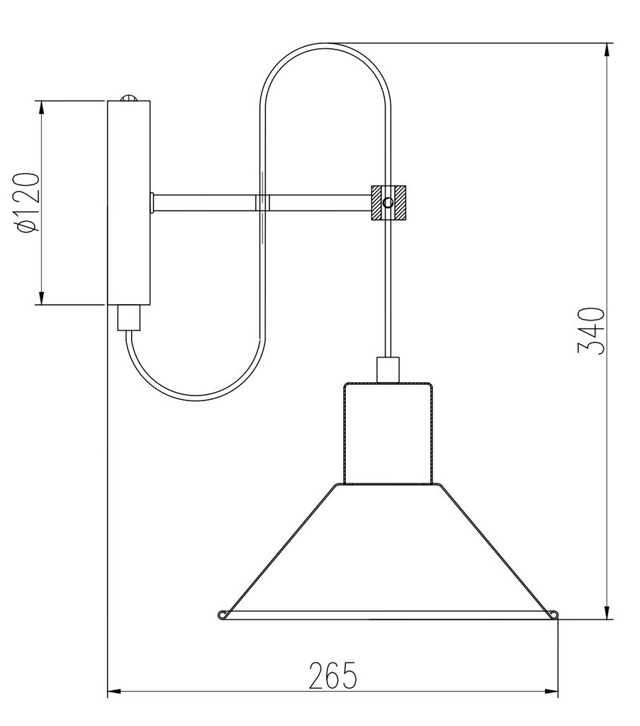 Sienas lampa G.Lux GT-650-1A cena un informācija | Sienas lampas | 220.lv