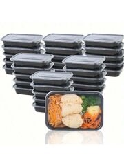 Пластиковый контейнер для хранения продуктов с крышкой, 20 шт. цена и информация | Посуда для хранения еды | 220.lv