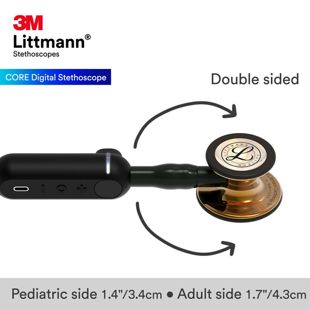 Stetoskops 3M Littmann Core, 1 gab. cena un informācija | Medicīniskā aprūpe | 220.lv