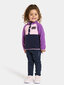 Didriksons bērnu vilnas džemperis MONTE HALF BUTTON 3, tumši zils-violets cena un informācija | Jakas, džemperi, žaketes, vestes meitenēm | 220.lv