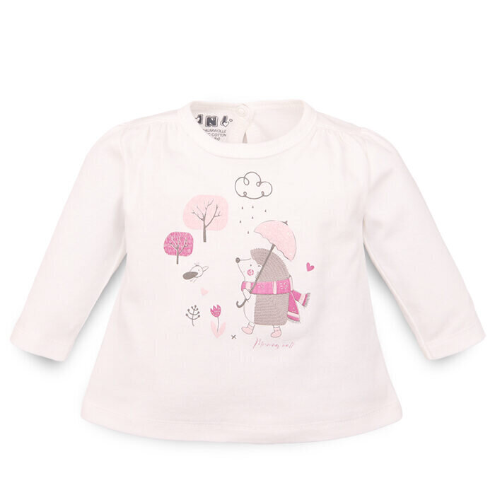 Krekls meitenei Nini ABN-3329, rozā cena un informācija | Krekli jaundzimušajiem | 220.lv