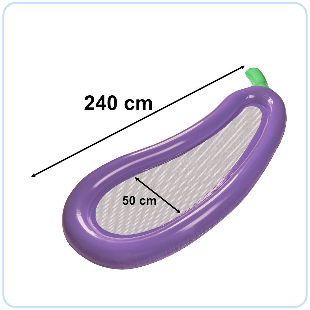 Piepūšamais peldmatracis, 240 cm, violets cena un informācija | Piepūšamie matrači un mēbeles | 220.lv