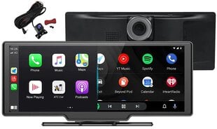 Портативный автомобильный дисплей 10" Камера Ottocast 2K Apple Carplay Android Auto цена и информация | FM Модуляторы | 220.lv