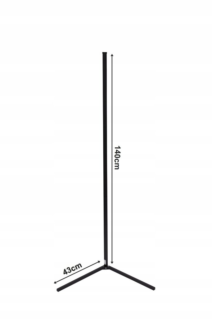 RGB LED stāvlampa ar tālvadības pulti cena un informācija | Stāvlampas | 220.lv