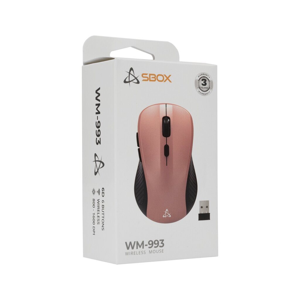 Sbox WM-993 Pink цена и информация | Peles | 220.lv