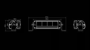 LED Tālās gaismas lukturis Seeker 10X 40W цена и информация | Авто принадлежности | 220.lv