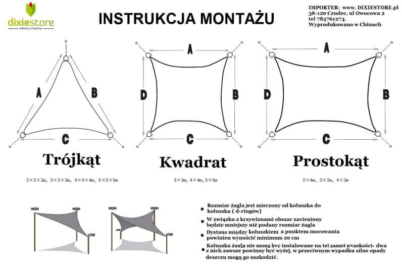 Markīze, 2x4 m, pelēks цена и информация | Saulessargi, markīzes un statīvi | 220.lv