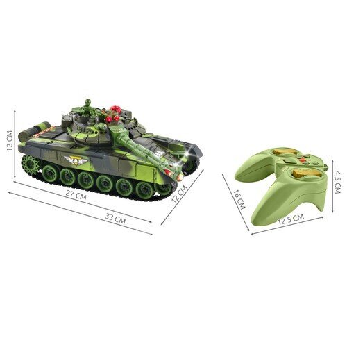 Tanks ar vadības pulti cena un informācija | Rotaļlietas zēniem | 220.lv