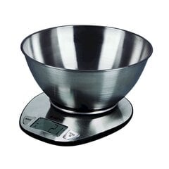 Электронные кухонные весы с чашей Eldom, сталь цена и информация | Кухонные весы | 220.lv