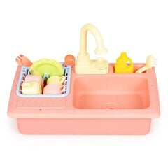 Кухонная мойка с краном, 12 шт., розовая цена и информация | Игрушки для девочек | 220.lv