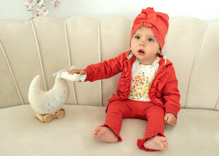 Шапка для девочки Nini, ABN-3301 цена и информация | Шапки, перчатки, шарфики для новорожденных | 220.lv