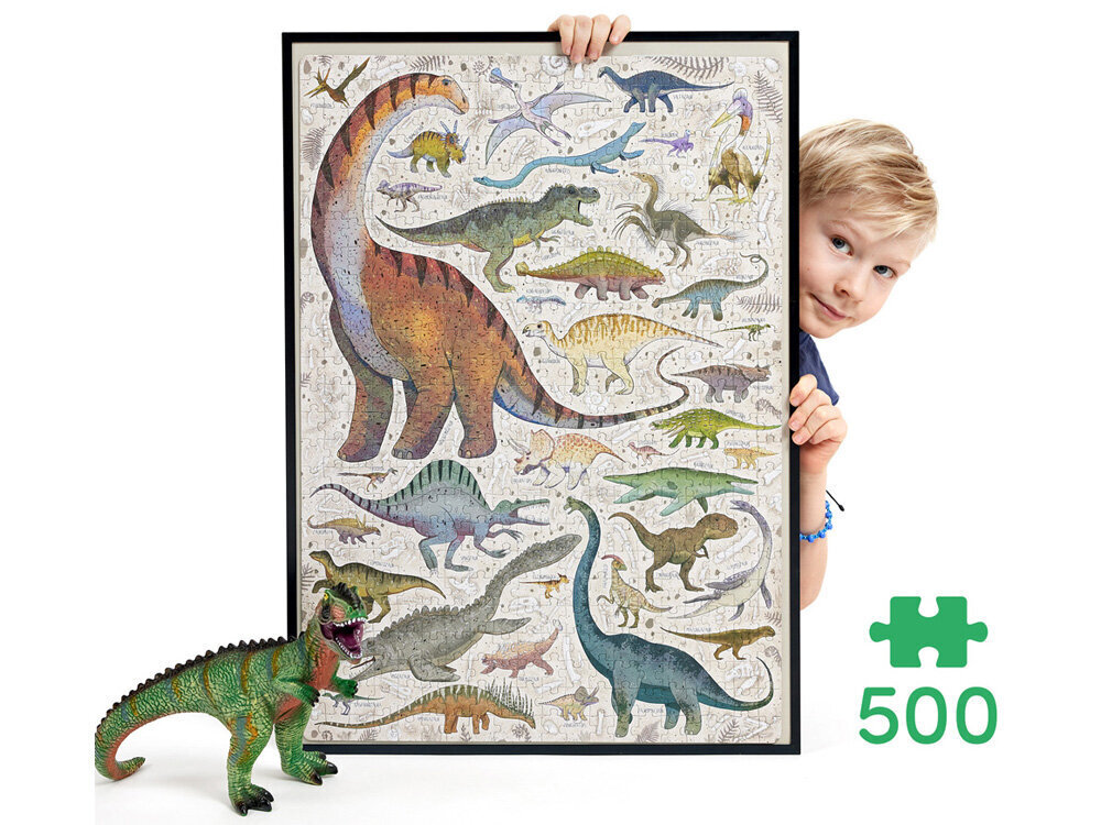 Puzle Dinozauri CzuCzu, ZA4605, 500 d. цена и информация | Puzles, 3D puzles | 220.lv