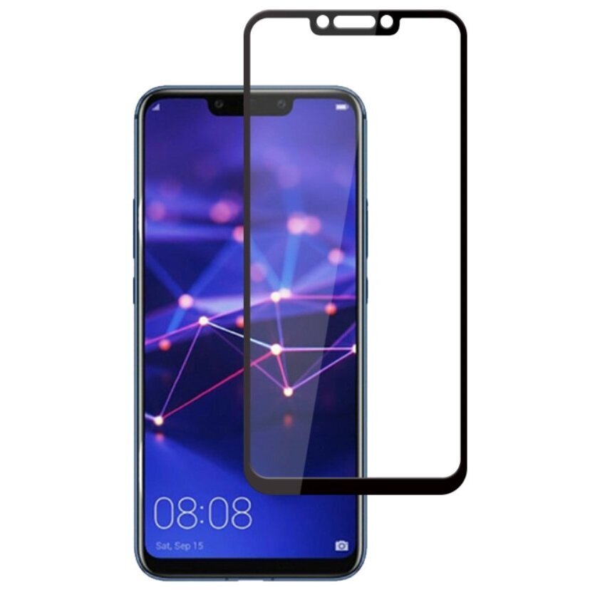 „Mocolo“ Tempered Glass ekrāna aizsargstikls 0.26 mm - melns (Mate 20 Lite) cena un informācija | Ekrāna aizsargstikli | 220.lv