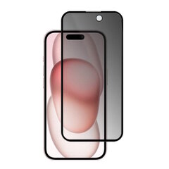 „Mocolo“ Tempered Glass чёрное защитное стекло толщиной 0,26 мм - конфиденциальность (iPhone 15) цена и информация | Защитные пленки для телефонов | 220.lv