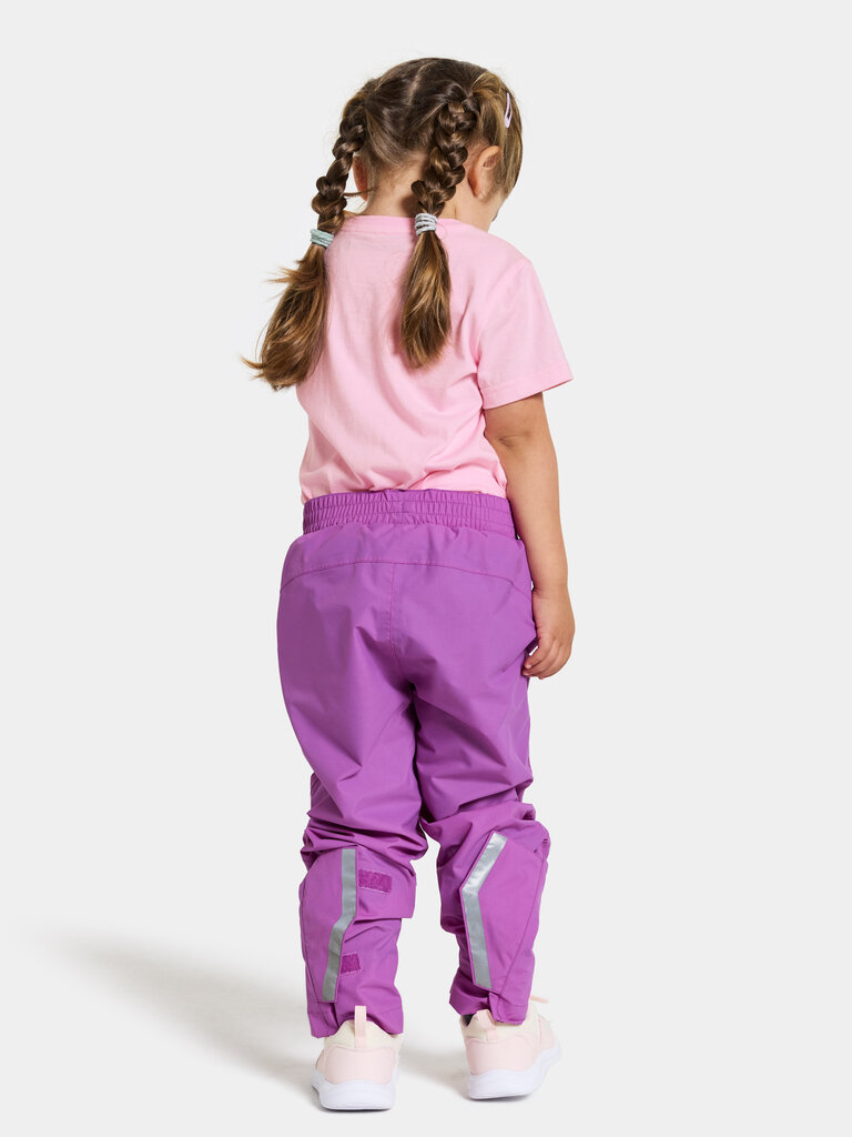 Didriksons bērnu pavasara-rudens bikses IDUR, violetas cena un informācija | Bikses meitenēm | 220.lv