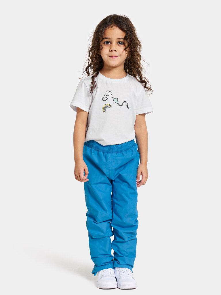 Didriksons bērnu pavasara-rudens bikses IDUR, zilas krāsas cena un informācija | Bikses meitenēm | 220.lv