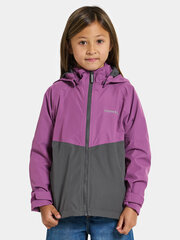 Didriksons детская весенне-осенняя куртка TERA, фиолетово-серый цвет цена и информация | Куртки, пальто для девочек | 220.lv