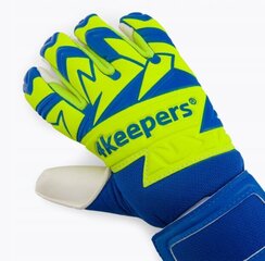 Перчатки вратарские 4keepers Equip Breeze Nc, 10,5, синего цвета цена и информация | Тренировочные перчатки. Размер 5 | 220.lv