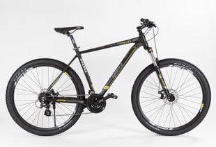 Kalnu velosipēds Gust Excell, 29’’, melns/dzeltens cena un informācija | Velosipēdi | 220.lv