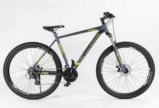 Kalnu velosipēds Gust Excell, 29’’, zils/dzeltens cena un informācija | Velosipēdi | 220.lv