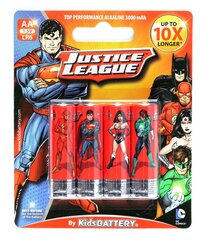 Baterijas Fun Trading Justice League, AA LR6, 4 gab. cena un informācija | Baterijas | 220.lv