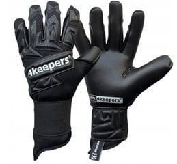 Вратарские перчатки 4keepers Equip Panter NC, 8.5, черного цвета цена и информация | Перчатки вратаря | 220.lv