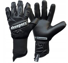 Вратарские перчатки 4keepers Equip Panter NC, 10, черного цвета цена и информация | Перчатки вратаря | 220.lv