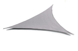 Солнцезащитный парус, тень, треугольник 2x2x2, серый цена и информация | Зонты, маркизы, стойки | 220.lv