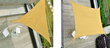 Markīze, 2x2x2 m, dzeltens cena un informācija | Saulessargi, markīzes un statīvi | 220.lv