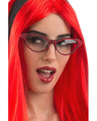 Brilles ar sarkaniem rotājumiem цена и информация | Карнавальные костюмы, парики и маски | 220.lv