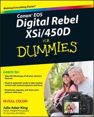 Canon EOS Digital Rebel XSi/450D For Dummies цена и информация | Книги по фотографии | 220.lv