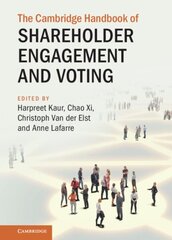 Cambridge Handbook of Shareholder Engagement and Voting цена и информация | Книги по экономике | 220.lv