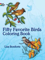 Fifty Favourite Birds Colouring Book: Coloring Book цена и информация | Книги для самых маленьких | 220.lv