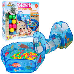 Bērnu rotaļu laukuma telts ar tuneli cena un informācija | Rotaļlietas zīdaiņiem | 220.lv