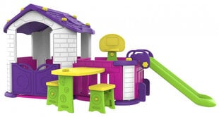 Большой дом с прихожей, фиолетовый цена и информация | Детские игровые домики | 220.lv