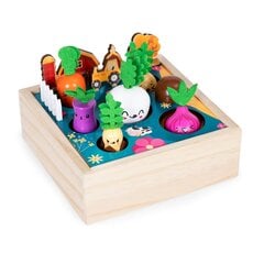Koka kaste ar dārzeņiem Ecotoys, 8 gab. cena un informācija | Rotaļlietas meitenēm | 220.lv