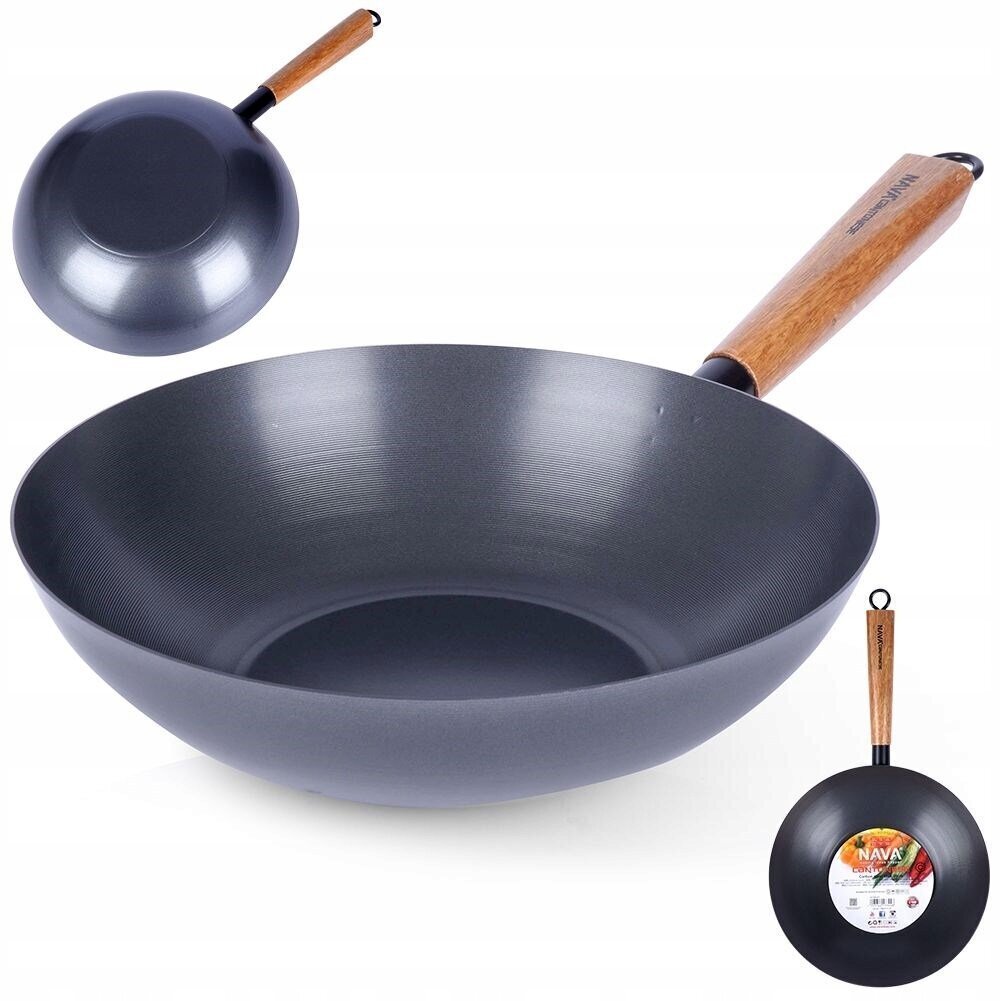 Nava wok panna, 28 cm cena un informācija | Pannas | 220.lv
