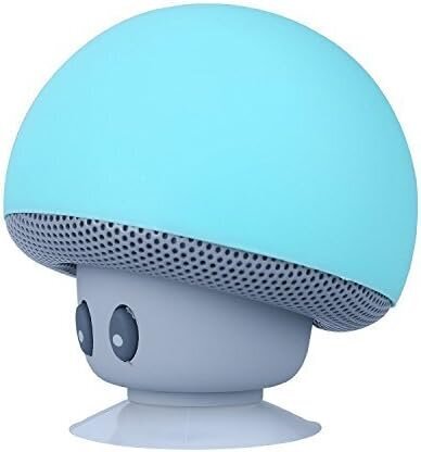 Mini bezvadu Bluetooth skaļruņi ar mikrofonu, zils Sudroid Mushroom цена и информация | Skaļruņi | 220.lv