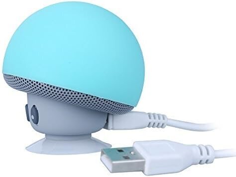 Mini bezvadu Bluetooth skaļruņi ar mikrofonu, zils Sudroid Mushroom цена и информация | Skaļruņi | 220.lv