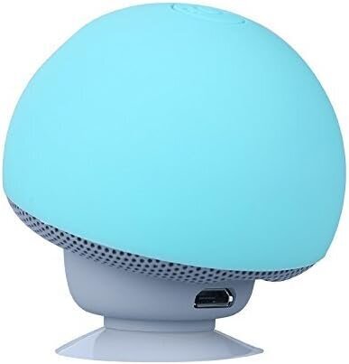 Mini bezvadu Bluetooth skaļruņi ar mikrofonu, zils Sudroid Mushroom цена и информация | Skaļruņi | 220.lv