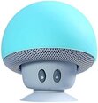 Mini bezvadu Bluetooth skaļruņi ar mikrofonu, zils Sudroid Mushroom