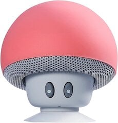 Sudroid Mushroom Mini Bluetooth Беспроводная колонка с микрофоном, красный цена и информация | Колонки | 220.lv