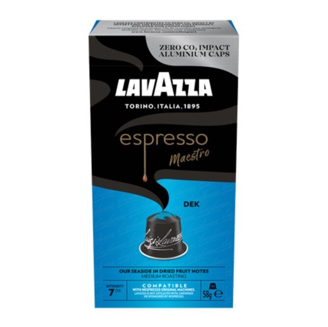 Lavazza Espresso Decaffeinato 58g, 10 gab. цена и информация | Kafija, kakao | 220.lv