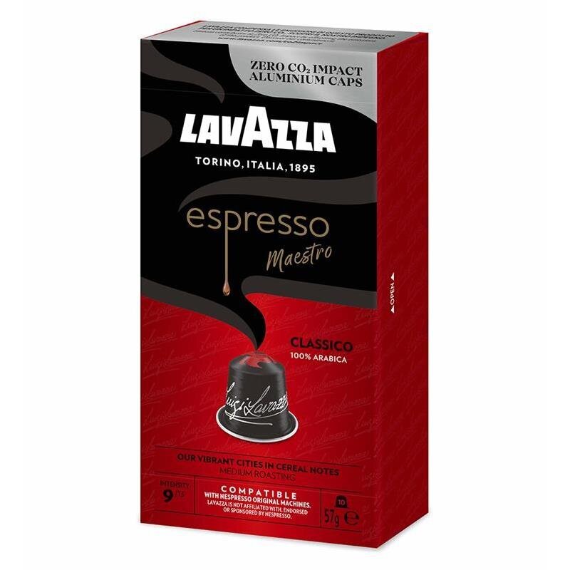 Lavazza Espresso Classico 57g, 10 gab. cena un informācija | Kafija, kakao | 220.lv