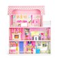 Leļļu māja ar mēbelēm Ecotoys, rozā cena un informācija | Rotaļlietas meitenēm | 220.lv