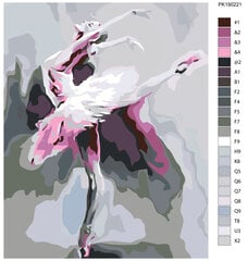 Картина по номерам Балерина A5II-PK19022 цена и информация | Живопись по номерам | 220.lv